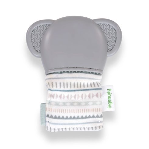 INGENUITY Rágóka/csörgő kesztyű elefánt 3hó+