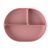 P&M Szilikon osztott tányér, ovális Take&Match Dusty Rose 6m+