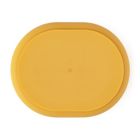 P&M Szilikon osztott tányér, ovális Take&Match Intense Ochre 6m+