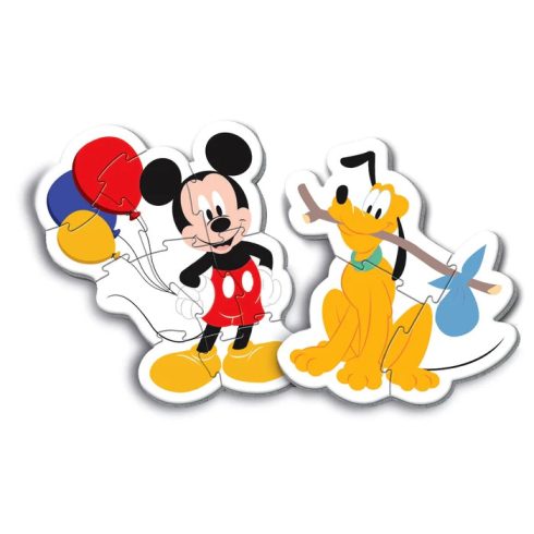 Clementoni Mickey egér 4 az 1-ben Supercolor formapuzzle