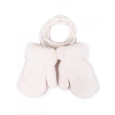 Yo! Bébi téli kesztyű 12 cm - Ekrü