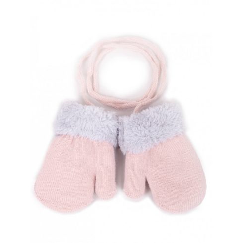 Yo! Bébi téli kesztyű 12 cm - Rózsaszín