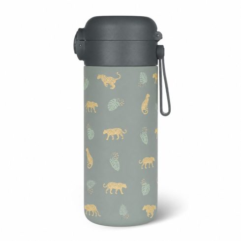 Zopa 350 ml-es termosz szívószállal és szilikon fogantyúval - Wild Gepard