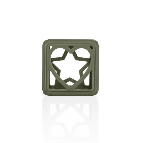 Zopa Square Szilikon rágóka - Forest Gren