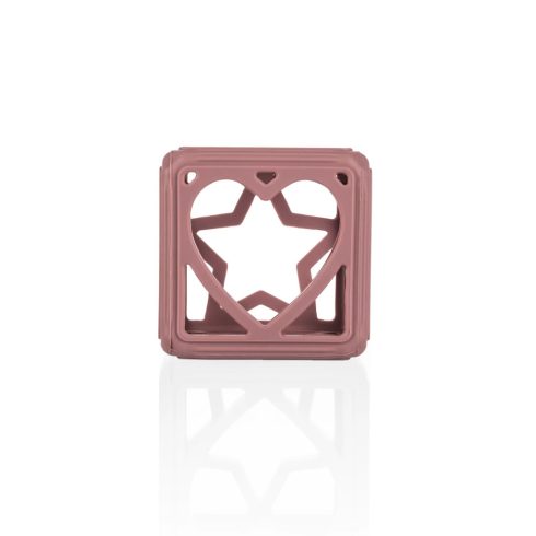 Zopa Square Szilikon rágóka - Old Pink