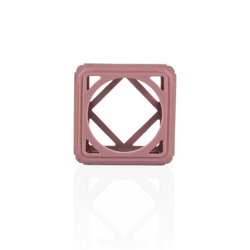 Zopa Square Szilikon rágóka - Old Pink