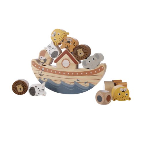 Zopa Fa játék készségfejlesztő egyensúlyozó játék Bárka