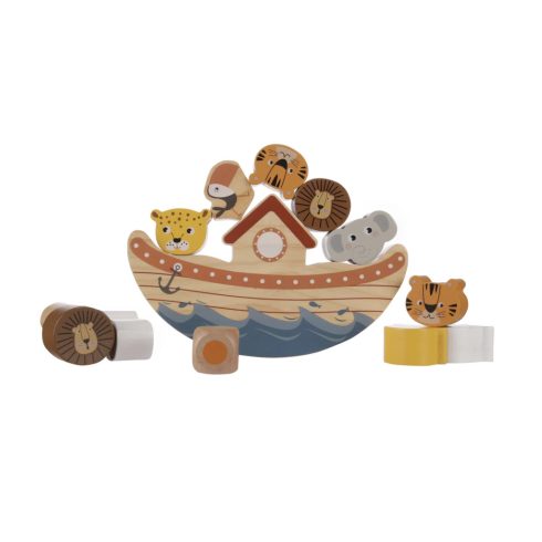 Zopa Fa játék készségfejlesztő egyensúlyozó játék Bárka