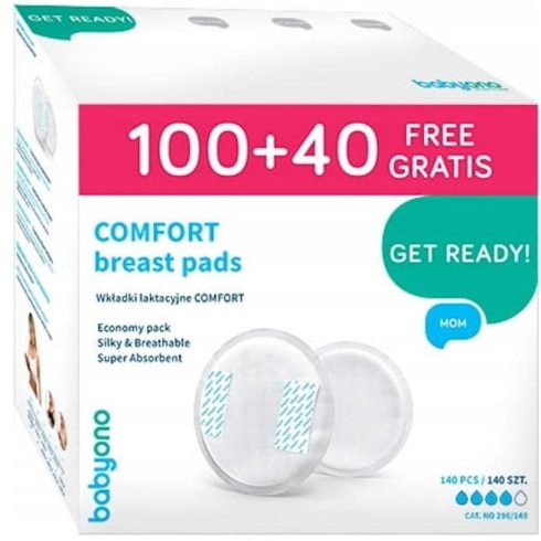 BabyOno melltartóbetét Comfort eldobható 100 plusz 40 db 
