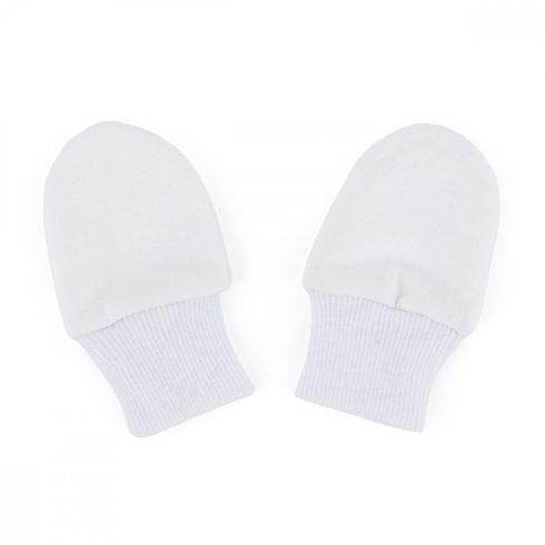 P&M Újszülött karmolás elleni kesztyű - Infinity White