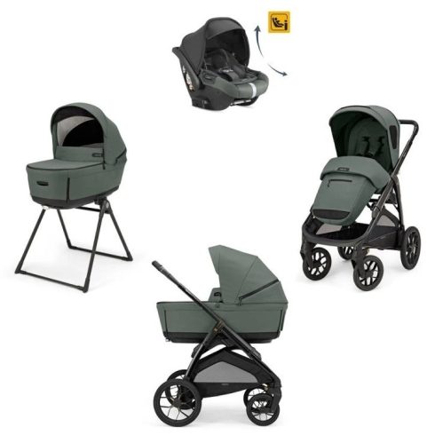 Új Inglesina Aptica XT Darwin Recline 4v1 kombinált babakocsi - Taiga Green 