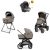 Új Inglesina Aptica XT Darwin Recline 4v1 kombinált babakocsi - Tundra Beige