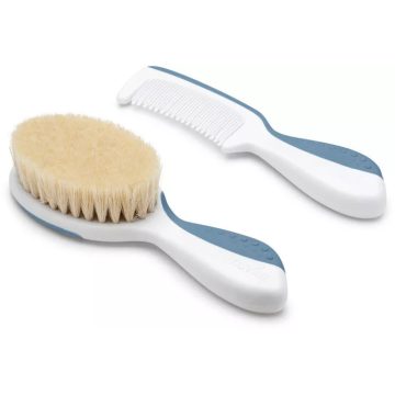 Nuvita fésű és hajkefe - Powder blue 