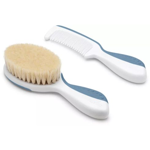 Nuvita fésű és hajkefe - Powder blue 