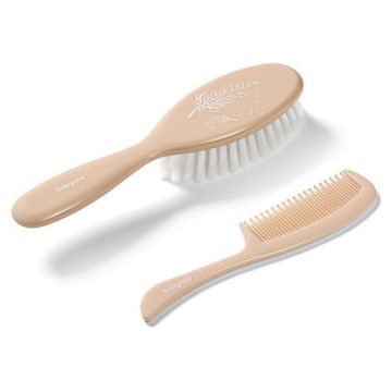 BabyOno  hajkefe + fésű szett - bézs
