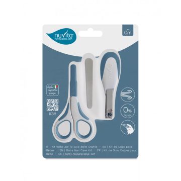 Nuvita körömápolási szett - Powder blue