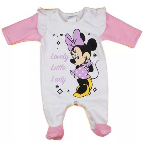 Disney Minnie belül bolyhos hosszú ujjú rugdalózó (56)