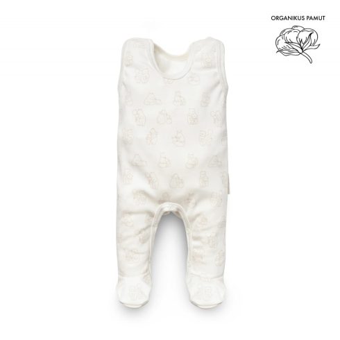 Kenguru Gold Pamut Rugdalózó - (50-56) ekrü nyomott mintával