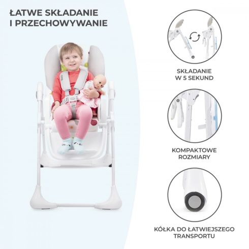 Kinderkraft Yummy multifunkciós etetőszék - multicolor