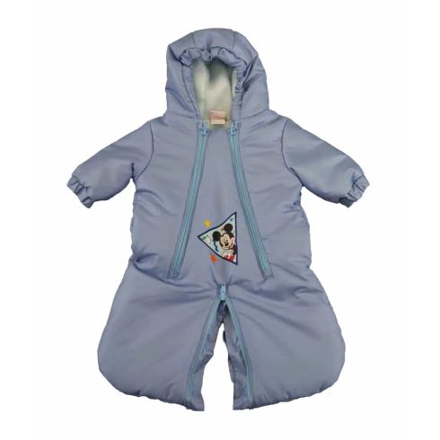 Disney Mickey vízlepergetős bélelt overál - v.kék (68-74)