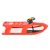 Moni Bullet műanyag szánkó, kormánykerékkel, húzható - Piros