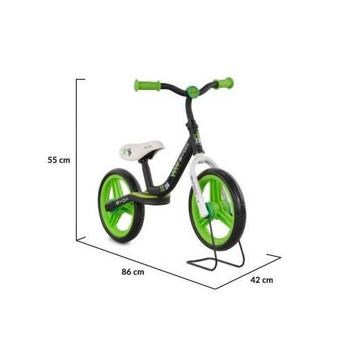 Moni Zig-Zag futóbicikli - zöld 