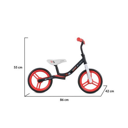 Moni Zig-Zag futóbicikli - piros