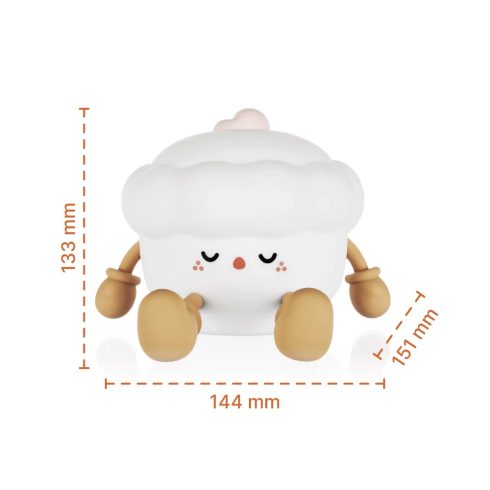 Zopa Szilikon LED lámpa M-es - Muffin