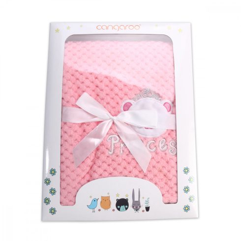 Cangaroo Freya wellsoft takaró 110x80 cm - Princess rózsaszín 