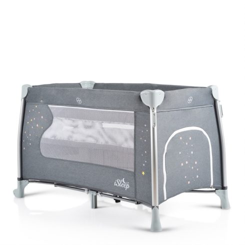Cangaroo iSleep multifunkciós utazóágy kupolával - szürke 