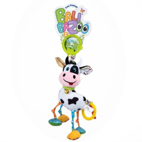 Bali Bazoo felakasztható rezgő csörgő plüss játék rágókával és csörgővel - Boci