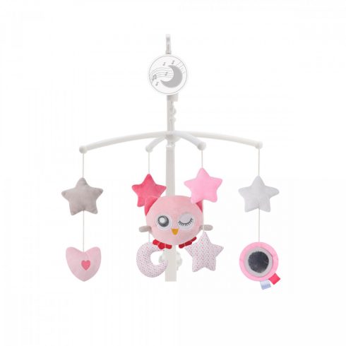 Cangaroo Dreamy kiságyforgó - rózsaszín bagoly 