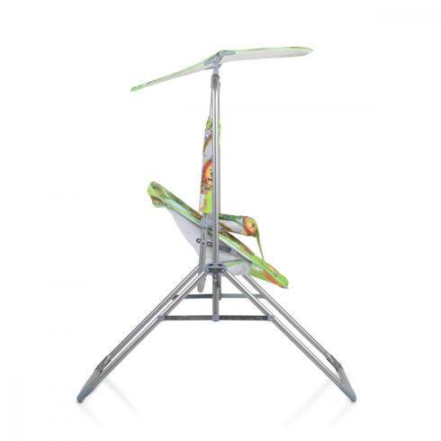 Moni Funny állványos gyermekhinta napfénytetővel - zöld