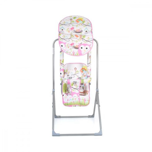 Moni Funny állványos gyermekhinta napfénytetővel - rózsaszín 
