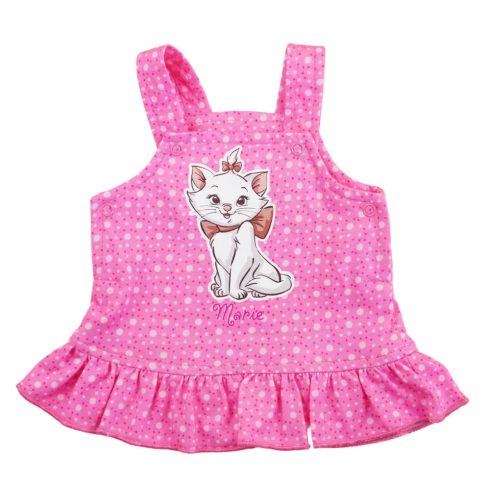 2 részes baba nyári szettt kantáros szoknyával, Marie cica mintával (80)