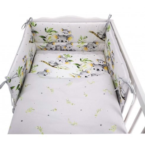 Baby Shop 6 részes babaágynemű - szürke koala maci