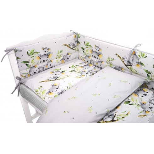 Baby Shop 6 részes babaágynemű - szürke koala maci