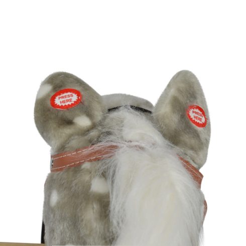 Moni Spotty Hintaló 70 cm - pöttyös szürke