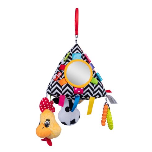 Bali Bazoo Kontrasztos piramis felakasztható bébijáték 0 hó+
