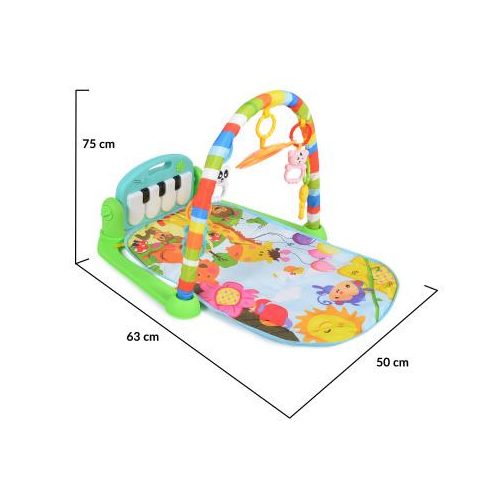 Moni FITNESS Játszószőnyeg - türkiz 