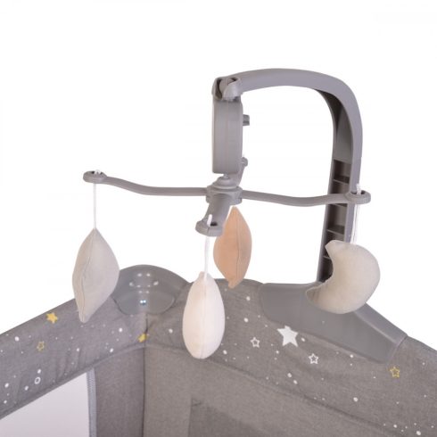 Cangaroo Once upon a time 2 multifunkciós utazóágy - szürke