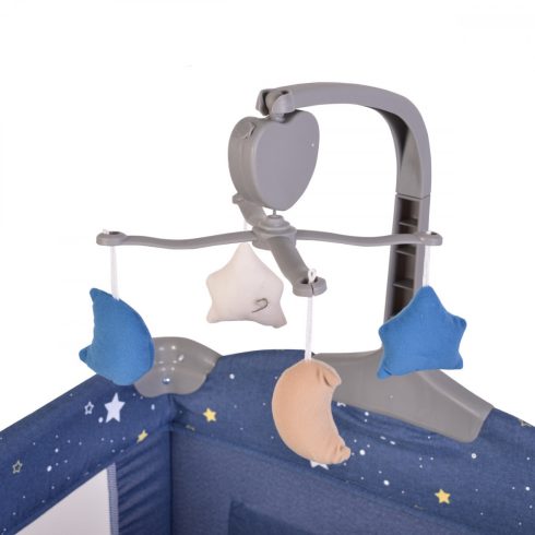 Cangaroo Once upon a time 2 multifunkciós utazóágy - farmerkék