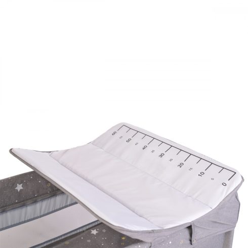 Cangaroo Once upon a time 3 multifunkciós utazóágy - szürke 