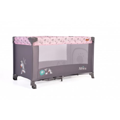 Cangaroo Africa 1 szintes utazóágy - rózsaszín