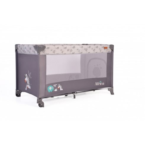 Cangaroo Africa 1 szintes utazóágy - szürke