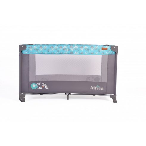 Cangaroo Africa 1 szintes utazóágy - türkiz 