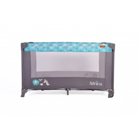 Cangaroo Africa 1 szintes utazóágy - türkiz 
