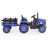Moni Rancher elektromos traktor utánfutóval - Kék 