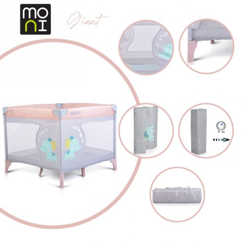 Moni Giant utazójáróka - rózsaszín 