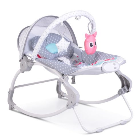 Moni Lovely Forest rezgő-zenélő pihenőszék - szürke 